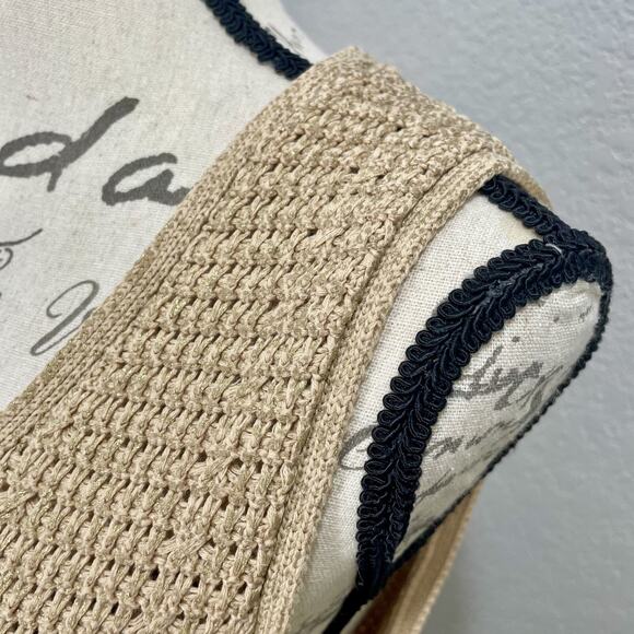 Vintage 1990s Chico's Gold Crochet Mesh Midi Dress Size Medium Boho 100% Cotton - Picture 11 of 13